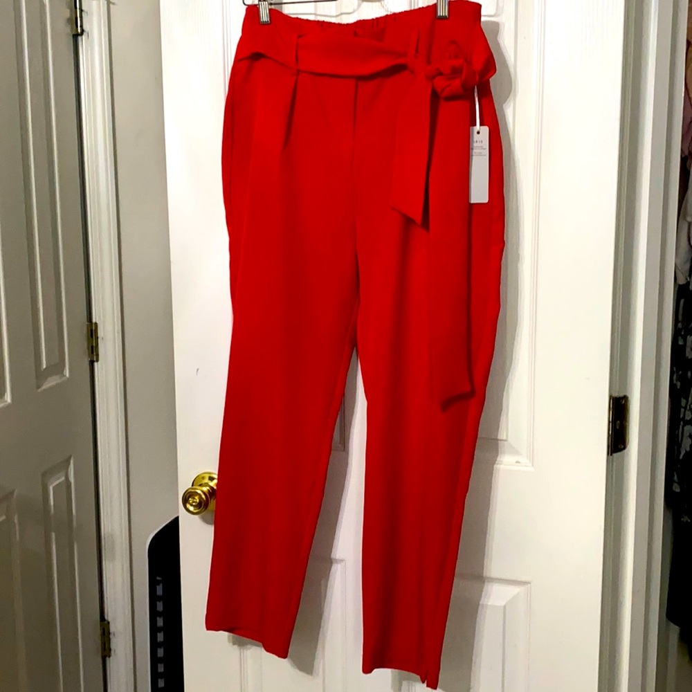 Red slacks